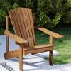 HOMLUX Large Ergonomic Outdoor Adirondack Chair Patio Accent Chair with Arm Rest, All-Weather - 4 of 4