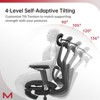 UNISOAR Ergonomic Mesh Gamer Chair with Footrest & Lumbar Support for Home, Video - 3 of 4