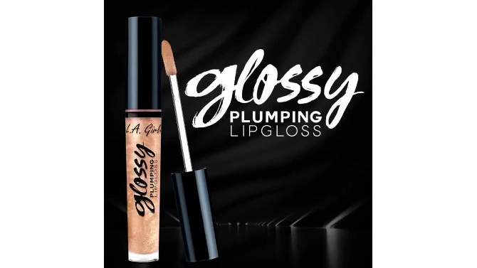 L.A. Girl Glossy Plumping Lipgloss - 0.17 fl oz, 2 of 5, play video