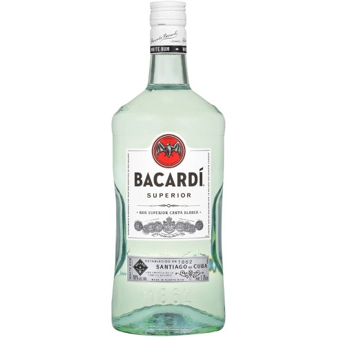 Mangler Skoleuddannelse Trække på Bacardi Superior Light Puerto Rican Rum - 1.75l Bottle : Target