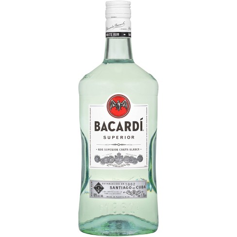 Bacardi Superior Light Puerto Rican Rum - 1.75l Bottle : Target