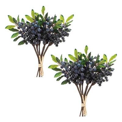 Blue Berry Foliage Bundle (Set of 2)