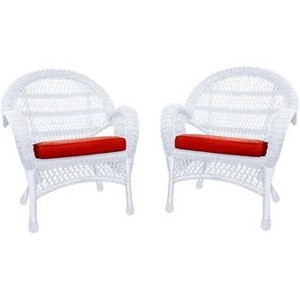 HomeStock Country Cottage Chair Set of 2 with Cushions - 1 of 4