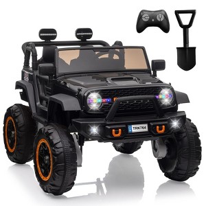 24V Ride on Car Toys, Remote Control 4 Wheels Electric Power Car for Toddlers Kids Boys Girls - 1 of 4