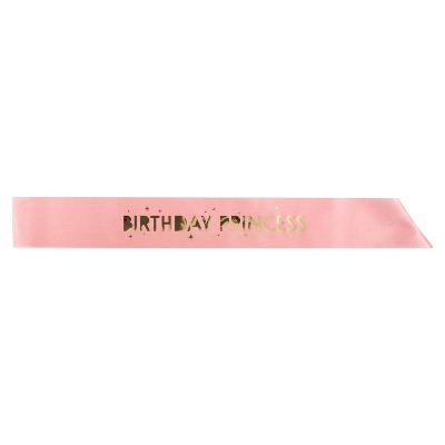 Disney Birthday Princess Wearable Party Sash