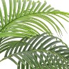 2 Pack  Artificial Palm Trees with 15 Adjustable Leaves, Faux Tropical Plants for Indoor or Outdoor Decoration - 4 of 4