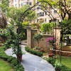 Metal Garden Arch Assemble Freely with 8 Styles Garden Arbor Trellis Climbing Plants Support Rose Arch Black - 4 of 4