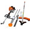 Multi-Functional Grass Trimmer Kit String Trimmer Brush Cutter For Home Garden Yard Care Trimming Tool 52CC 2-Cycle Tool System - 3 of 4