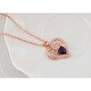 Anna-Kaci Zircon Crystal Rhinestone Jewelry Heart Pendant Necklace Perfect for Wife on Wedding Anniversary, Valentine's, or Mother's Day - 3 of 4