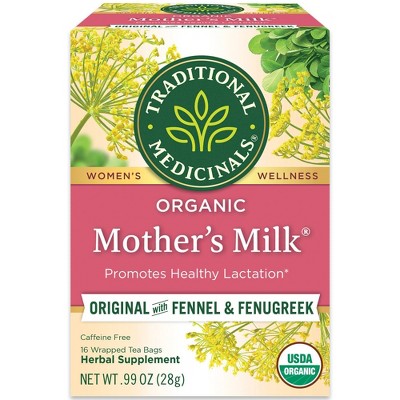 Traditional Medicinals Organic Mother's Milk Herbal Tea - 16ct