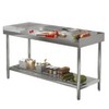 Stainless Steel Table, 36x30 Inch NSF Commercial Prep Table with Backsplash - Heavy-Duty Workstation for Restaurant Home Hotel - 2 of 4