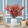 Stockroom Plus 6 Pack Silk Artificial Baby's Breath Flowers with Stem, Babies Breath Faux Flower Bouquet, Fake Floral Arrangement for Table, 20 inch, - 2 of 4
