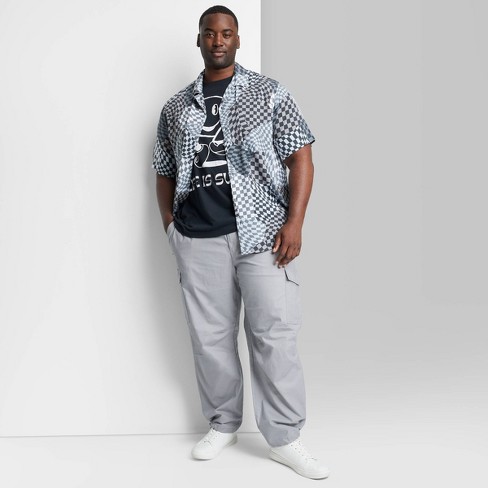 Men's Big & Tall Fleece Jogger Pants - Goodfellow & Co™ Black 5xlt