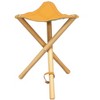 Jack Richeson Traditional Wood Stool, Wood/Leather Seat, 24 Inches - 3 of 3