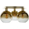 Artcraft Lighting Morning Mist 3 - Light Semi-Flush Mount in  Gold - 3 of 3
