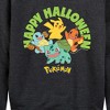 Women's - Pokémon - Happy Halloween Lightweight French Terry Wide Neck Long Sleeve Shirt - 2 of 4