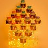 Hachikiko Acrylic Cupcake Stand with Blue LED String Light, Holds 16 Cupcakes - Clear Cupcake Tower for Weddings, Birthdays, Parties & Dessert Tables - 2 of 4