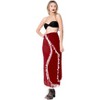 LA LEELA Swimsuit Swim Cover Up Long Women's Beachwear Summer Pool Beach Wraps Skirt Swimwear Sarong Sheer Coverups Scarf for Women One Size Red,Solid - 3 of 4