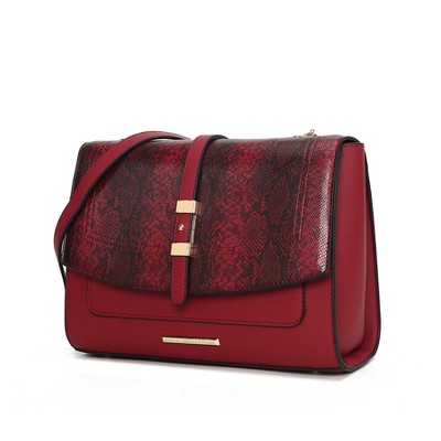 MKF Collection Melody Vegan Leather Women’s Crossbody Shoulder Handbag Purse by Mia K