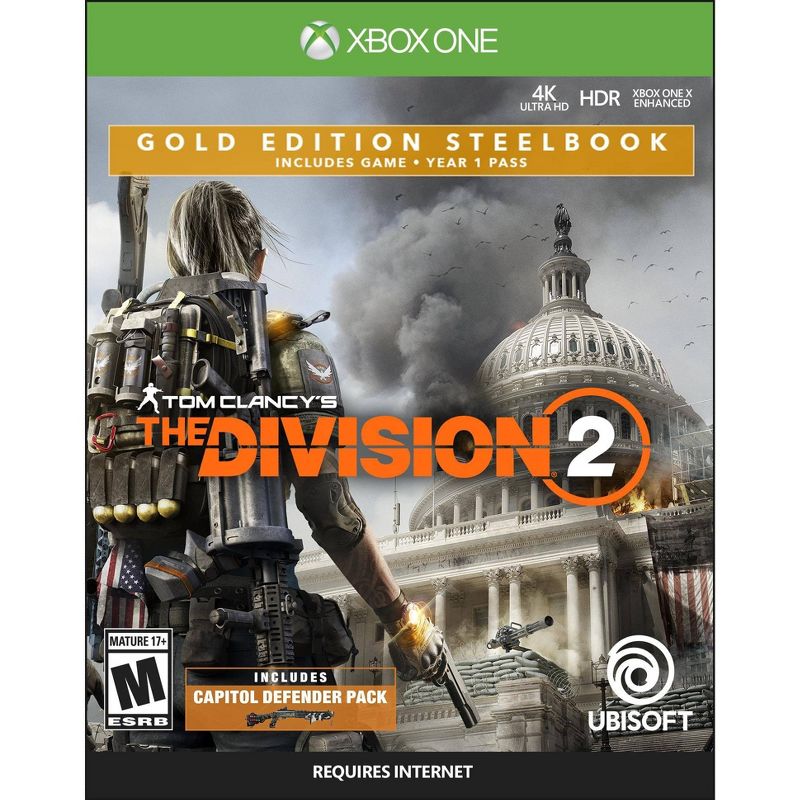 Tom Clancy's: The Division 2 Gold Edition Steelbook - Xbox One, 1 of 11