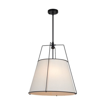Artcraft Lighting Pullman 4 - Light Pendant in  Black