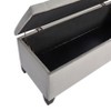 NicBex Modern 48" Storage Bench Wood Accent Stools with Button Tufted for Bedroom and Entryway - 4 of 4