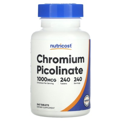 Nutricost Chromium Picolinate, 1,000 Mcg, 240 Tablets : Target