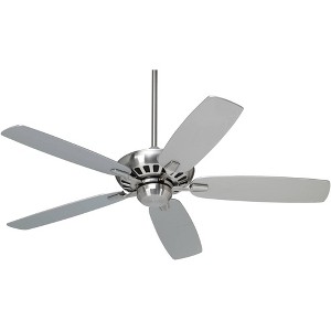 52" Casa Vieja Modern Indoor Ceiling Fan with Remote Control Brushed Nickel for Living Room Kitchen Bedroom Family Dining - 1 of 4