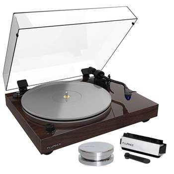 Fluance RT85 Reference Vinyl Turntable Record Player with Record Weight and Vinyl Cleaning Kit