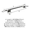 Amerock Esquire Wall Mounted Towel Bar - 4 of 4