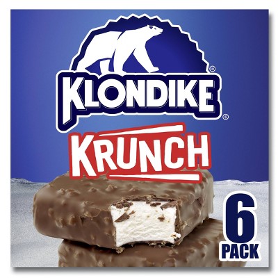 Klondike Krunch Frozen Ice Cream Bars  - 6ct