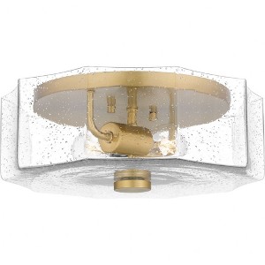 Quoizel Lighting 2 - Light Flush Mount in  Aged Brass - 1 of 1