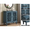 Lyngins Sideboard Buffet Cabinets with Floral Carvings,Brass Handles,Coffee Bar Cabinets,Credenzas for Kitchen,Entryway - 4 of 4