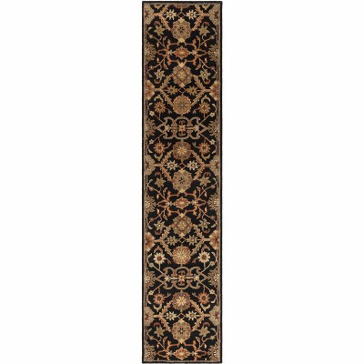 Hauteloom Salix Hand Tufted Black Wool Rug