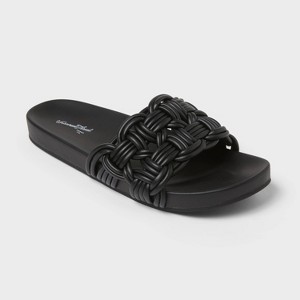 Women's Harlow Slide Sandals - Universal Thread™ Black : Target