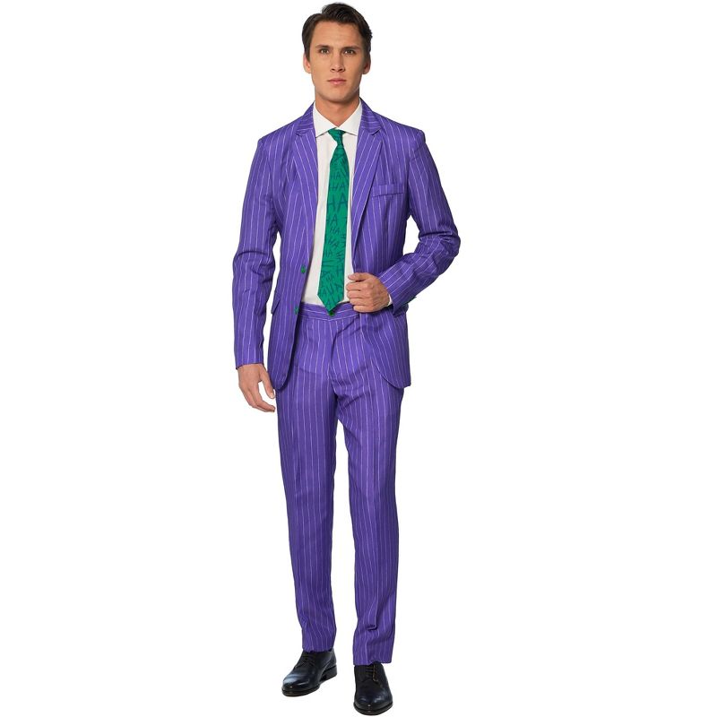 Suitmeister Men's Party Suit - The Joker Costume - Purple, 5 of 7