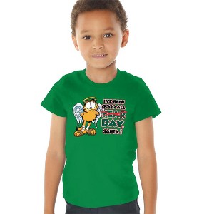 Toddler Boys' Garfield Ive Been Good T-Shirt Kelly Green - 1 of 4