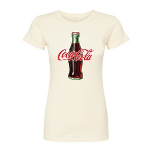 Women's - Coca-cola - Coke Bottle Logo Fitted Graphic T-Shirt - 1 of 2