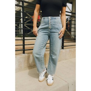 Women's Lilly Button-Front Jeans - Sunland 17 - 1 of 3