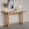 GDFStudio Wystan 59.05" Modern Wooden Rectangular Narrow Console Table with Rubberwood Legs - 2 of 4