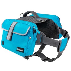 PetAmi Dog Backpack, Saddle Bag For Dogs to Wear, Harness Reflective Safety Side Pockets, Hiking Camping Vest Pack for Travel - 1 of 4