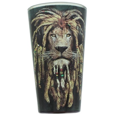 Just Funky Reggae Jahman Lion 16oz Pint Glass