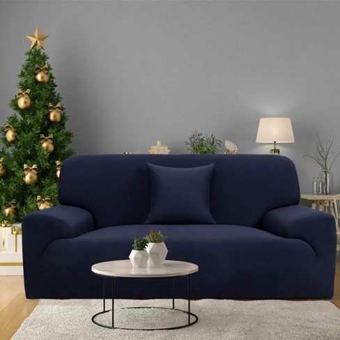 1pc Purple Chair Seat Cushion, Modern Polyester Sofa Seat Cushion