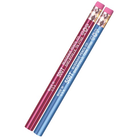 Musgrave Pencil Co. Rainbow Point Pencils with Caps, Pack of 72