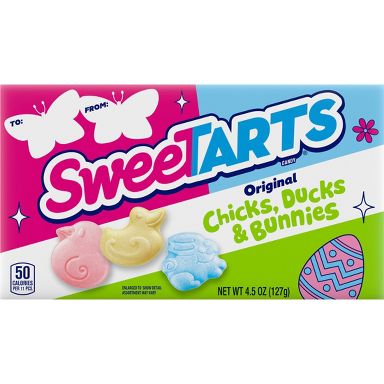SweeTARTS Easter Candy Chicks Ducks Bunnies Theater Box - 4.5oz