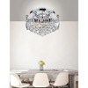 CWI Lighting Amanda 8 Light Flush Mount With Chrome Finish - 2 of 3