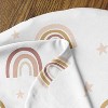 Sweet Jojo Designs Girl Support Nursing Pillow Cover (Pillow Not Included) Boho Rainbow Pink Taupe and Mauve - 4 of 4