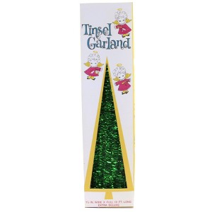 Christmas 216.0 Inch Wired Tinsel Garland Garland , Decorate Vintage Retro (3PC) - 1 of 3