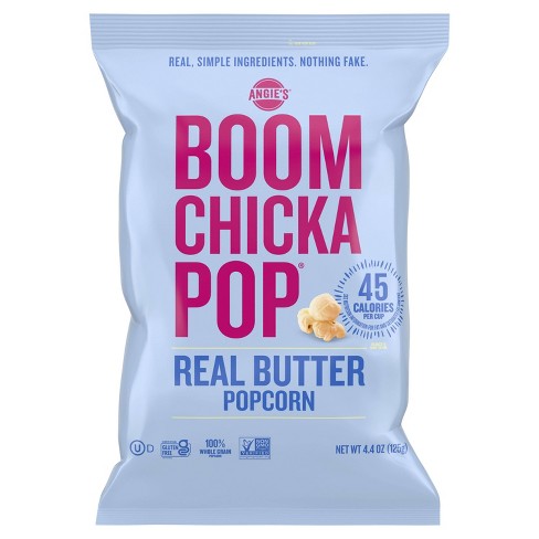 Angie's Boomchickapop Real Butter Popcorn - 4.4oz : Target