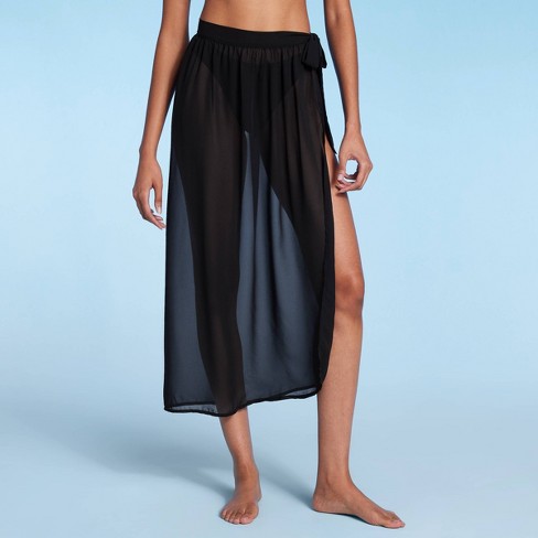 Sarong Wrap Beach Coverups for Women, Long Chiffon Bathing Suit Cover Up  Swimsuit Swimwear Wrap Skirt Sheer Sexy Bikini Coverup Coverup Gils, White  : : Clothing, Shoes & Accessories